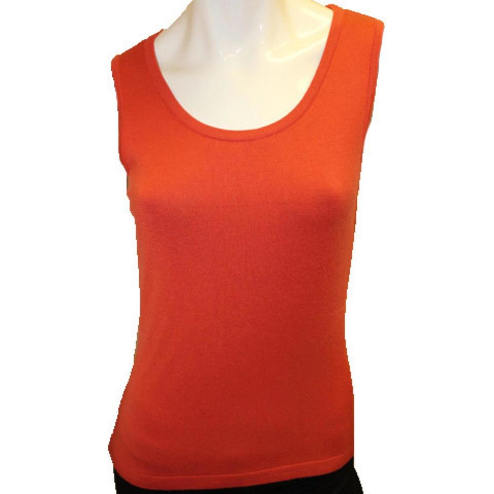 NEW ANGEL kashmira bra-friendly tank top in orange